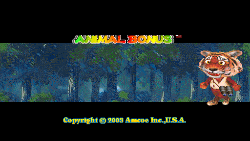 Animal Bonus (Version 1.7LT, set 1) Title Screen