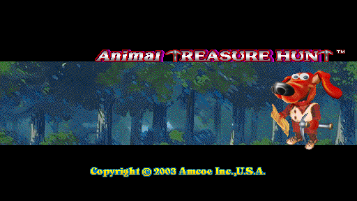 Animal Treasure Hunt (Version 1.9R, set 2) Title Screen