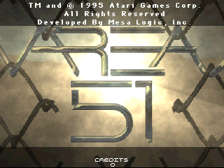 Area 51 (Atari Games license, Oct 25, 1995) Title Screen