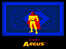 Argus (Gottlieb, prototype) Title Screen