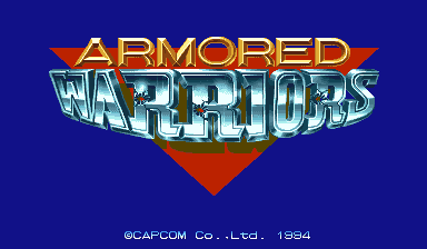 Armored Warriors (Asia 941024) Title Screen