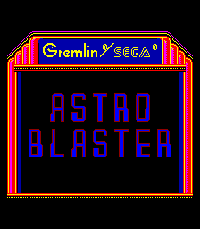 Astro Blaster (version 3) Title Screen