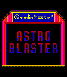 Astro Blaster (version 2) Title Screen