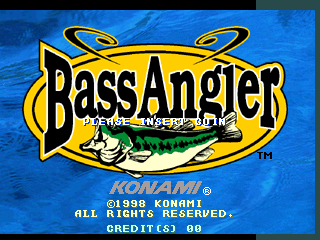 Bass Angler (GE765 VER. JAA) Title Screen