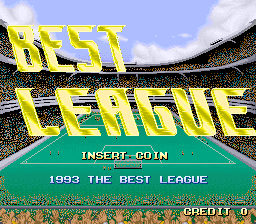 Best League (bootleg of Big Striker, Italian Serie A) Title Screen