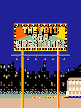 The Big Pro Wrestling! Title Screen
