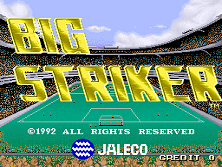 Big Striker Title Screen
