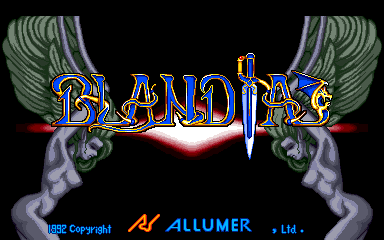 Blandia (prototype) Title Screen
