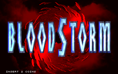 Blood Storm (v1.10) Title Screen