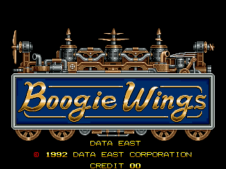 Boogie Wings (Euro v1.5, 92.12.07) Title Screen