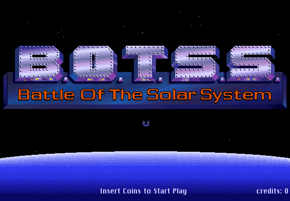 Battle of the Solar System (rev. 1.1a 7/23/92) Title Screen