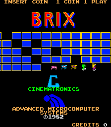 Brix Title Screen