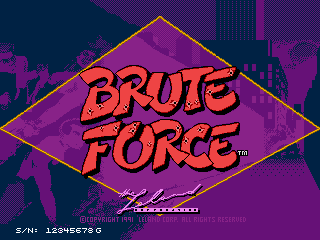 Brute Force Title Screen
