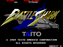 Battle Shark (World) Title Screen