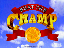 Beat the Champ (GV053 UAA01) Title Screen