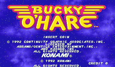 Bucky O'Hare (ver EAB) Title Screen