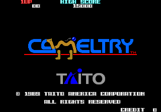 Cameltry (US, YM2203 + M6295) Title Screen