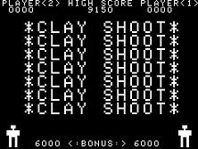 Clay Shoot Title Screen