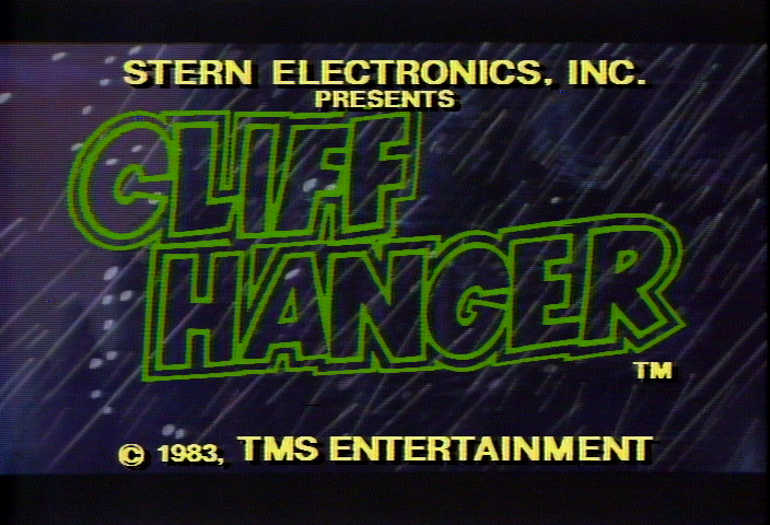 Cliff Hanger (set 1) Title Screen