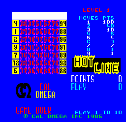 Cal Omega - Game 24.6 (Hotline) Title Screen