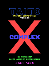 Complex X Title Screen