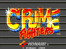 Crime Fighters (World 2 players) Title Screen