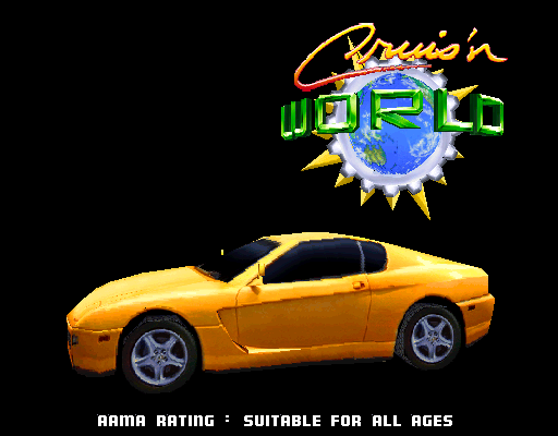 Cruis'n World (rev L2.3) Title Screen