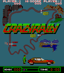 Crazy Rally (set 1) Title Screen