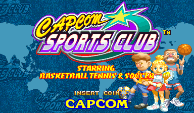 Capcom Sports Club (Hispanic 970722) Title Screen