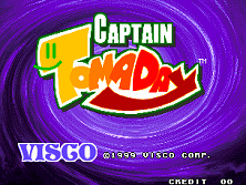 Captain Tomaday Title Screen