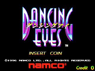Dancing Eyes (US, DC3/VER.C) Title Screen