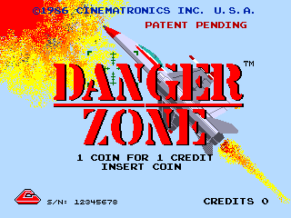 Danger Zone Title Screen