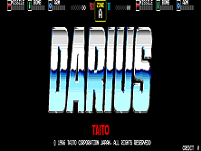 Darius (World, rev 2) Title Screen