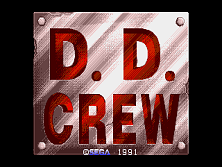 D. D. Crew (World, 3 Players) (FD1094 317-0190) Title Screen