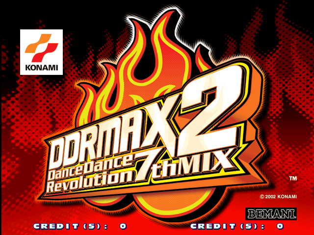 DDR Max 2 - Dance Dance Revolution 7th Mix (G*B20 VER. JAA) Title Screen