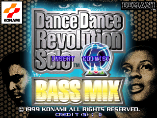 Dance Dance Revolution Solo Bass Mix (GQ894 VER. JAA) Title Screen