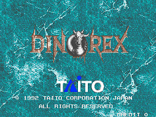 Dino Rex (World) Title Screen