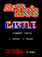 Mr. Do's Castle (set 1) Title Screen
