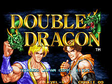 Double Dragon (Neo-Geo) Title Screen