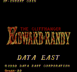 The Cliffhanger - Edward Randy (World ver 1) Title Screen