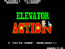 Elevator Action (5 pcb version, 1.1) Title Screen