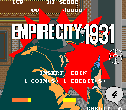 Empire City: 1931 (Italy) Title Screen