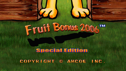 Fruit Bonus 2006 Special Edition (Version 1.4E Dual) Title Screen