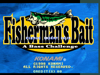Fisherman's Bait - A Bass Challenge (GE765 VER. UAB) Title Screen