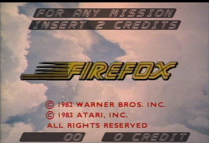 Fire Fox (set 1) Title Screen