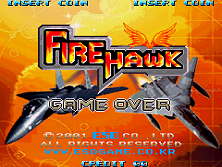 Fire Hawk (horizontal) Title Screen