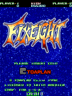 FixEight (USA, Taito license) Title Screen