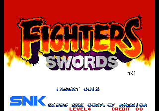 Fighters Swords (Korean Release of Samurai Shodown III) Title Screen