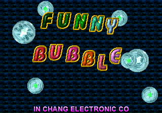 Funny Bubble Title Screen