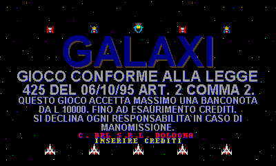 Galaxi (v2.0) Title Screen